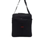 Férfi nagy álló oldaltáska fekete 88113