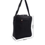 Férfi nagy álló oldaltáska fekete 88113