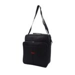 Férfi nagy álló oldaltáska fekete 88113