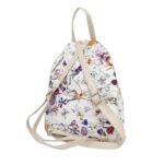 Virágos női műbőr hátizsák 2060
