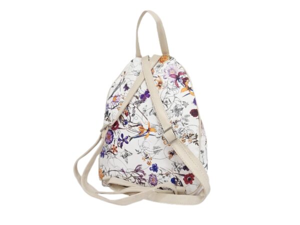Virágos női műbőr hátizsák 2060