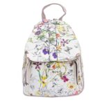 Virágos női műbőr hátizsák 2060