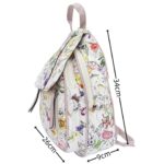 Virágos női műbőr hátizsák 2060