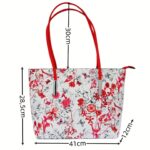 Virágos női műbőr válltáska szett A6095