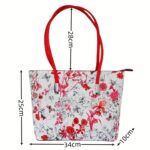 Virágos női műbőr válltáska szett A6095