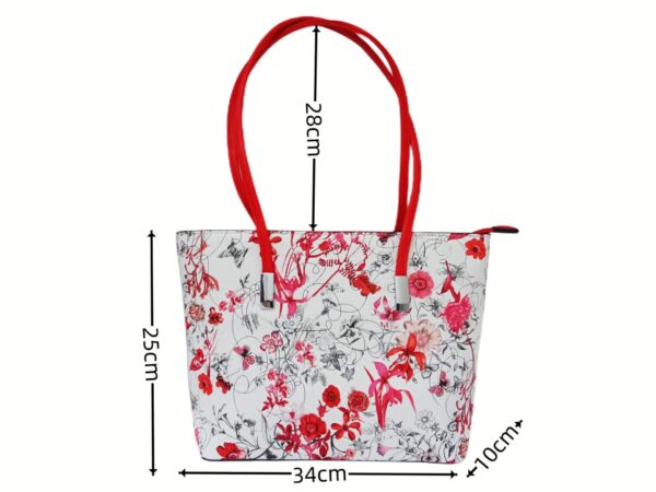 Virágos női műbőr válltáska szett A6095