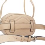 Női műbőr ovális öv és oldaltáska H320