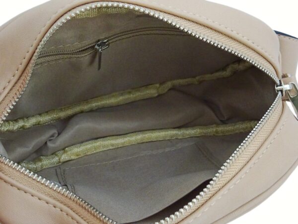 Női műbőr ovális öv és oldaltáska H320