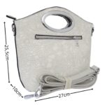 H952back Virág mintás kézitáska ovális füllel H952