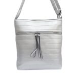 3109silver Női műbőr oldaltáska 3109