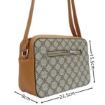 Női műbőr kocka mintás oldaltáska A949