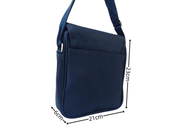 Férfi vászon oldaltáska lehajtóval 10108