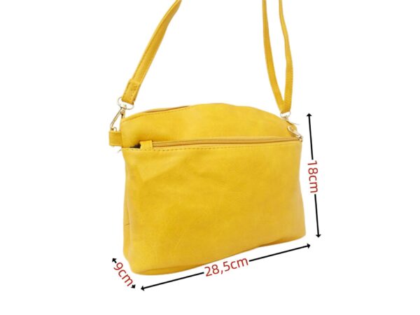 Női műbőr egyszerű oldaltáska 30108