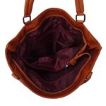 Női műbőr bojttal dízsített válltáska 6516