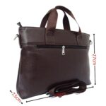 Férfi barna műbőr táska 7601