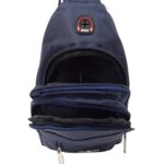 Férfi átvetős táska színes textil dísszel SF03