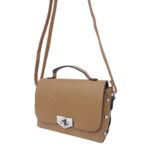 Szegecses kis kézi és oldaltáska fémzárral S-617