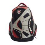 RF szövet hátizsák piros-fehér mintával W13-33