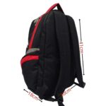 RF szövet hátizsák piros-fehér mintával W13-33