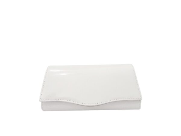 Női lakk alkalmi táska beige XQ9008