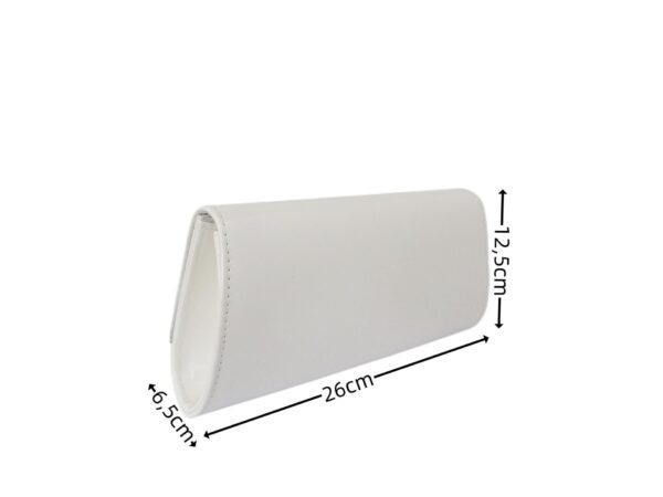 Női lakk alkalmi táska beige XQ9008