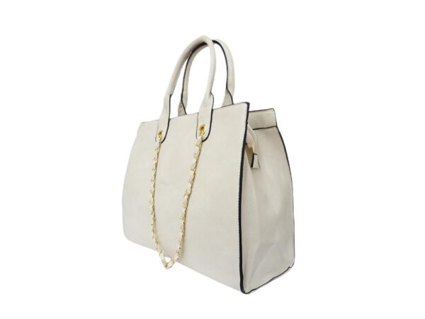 89481side Női műbőr lánccal díszített kézitáska 89481