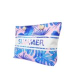 Levél mintás női vászon strandtáska 220-9