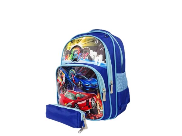 11980-4side Motoros és sportautós kis fiú hátizsák 11980-4