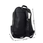 Három cipzáras műbőr hátizsák 8098