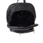 Három cipzáras műbőr hátizsák 8098