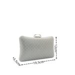 0756back Íves kocka mintás alkalmi táska 0756