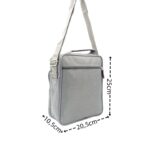 Elegáns álló vászon férfi oldaltáska 11916