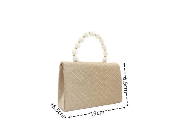 Alkalmi táska gyöngyös fogóval 2822