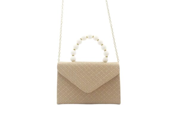 Alkalmi táska gyöngyös fogóval 2822