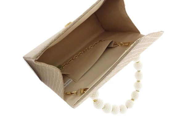 Alkalmi táska gyöngyös fogóval 2822