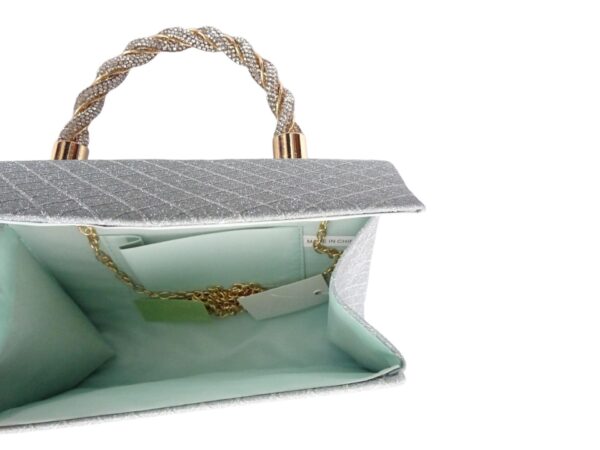 Alkalmi táska strasszos fogóval 2823