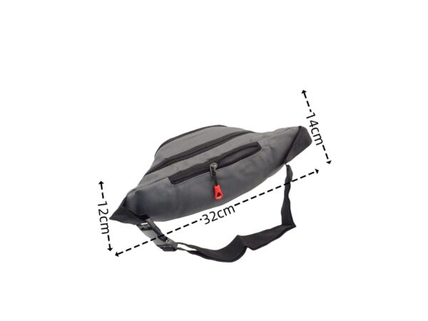 Lekerekített férfi vászon övtáska 663