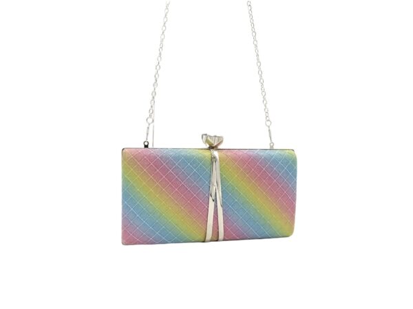 Tégla alakú kocka mintás alkalmi táska 9208