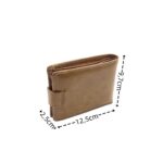 Lekerekített férfi műbőr pénztárca A058