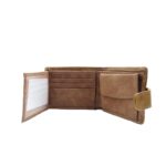 Lekerekített férfi műbőr pénztárca A058