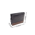 Férfi műbőr pénztárca kétszínű A4-5