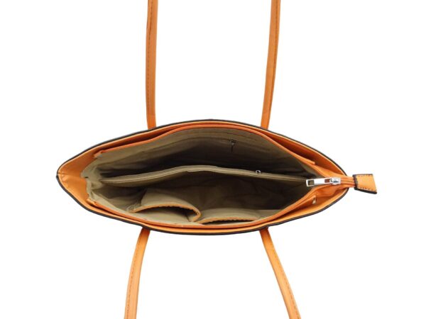 3D-s fonott mintás műbőr válltáska szett C6095