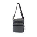 Kis álló férfi vászon oldaltáska sokzsebes H577