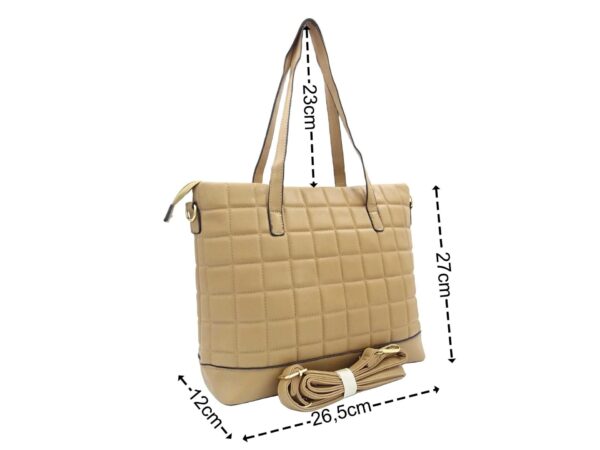 F2020back Steppelt műbőr válltáska fém csattal F2020