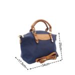 Poliészter kétszínű kézitáska 8062