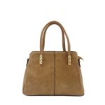 Műbőr női válltáska aranyfém disszel 8817