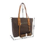 999back Kétszínű M betű mintás válltáska 999