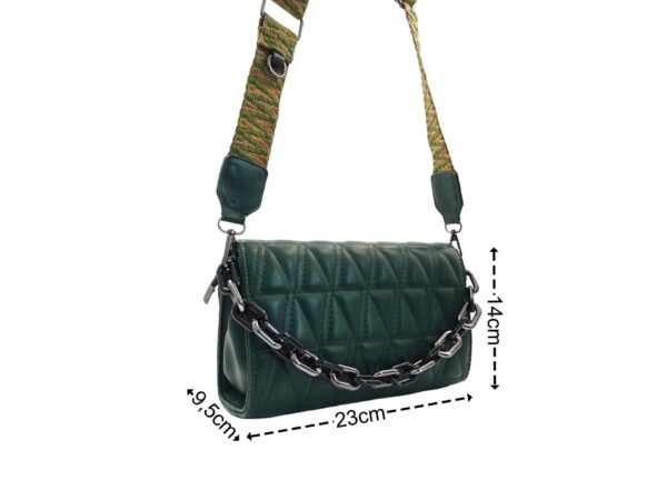 Steppelt elegáns oldaltáska műbőr gomb dísszel A331