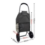 BD-599back Mintás nagy méretű bevásárlókocsi 10 darabos BD-599