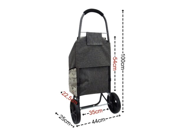 BD-599back Mintás nagy méretű bevásárlókocsi 10 darabos BD-599